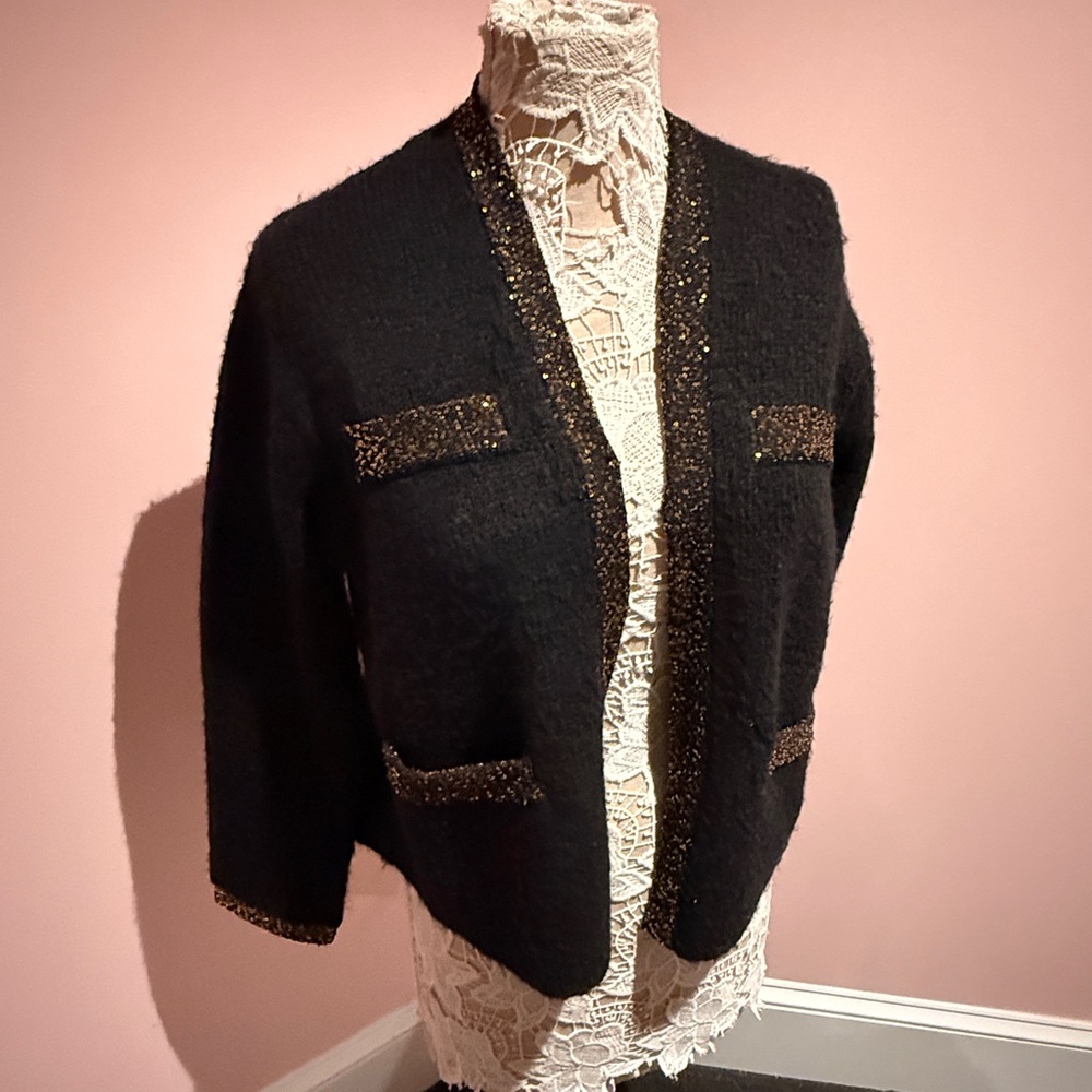 Tuckernuck NEW with Tags soft sequin knit cardigan